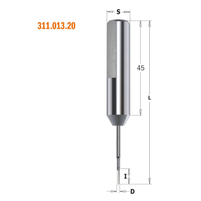 Broca para furo cego XTREME em metal duro integral Broca para furo cego XTREME em metal duro integral