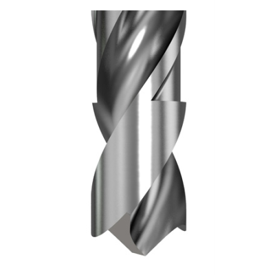 Broca em Metal Duro Integral para Furo Cego com Vincadores