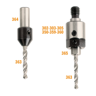 Broca em Metal Duro Integral para Furo Cego com Vincadores