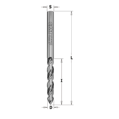 Brocas helicoidales para taladros pequeños pasantes (cortes 60°) Brocas helicoidales para taladros pequeños pasantes (cortes 60°)
