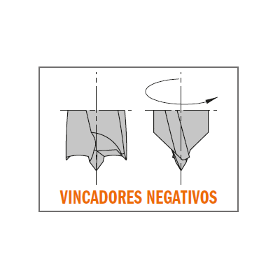 Broca para Furo Cego em Metal Duro com Escareador Broca para Furo Cego em Metal Duro com Escareador